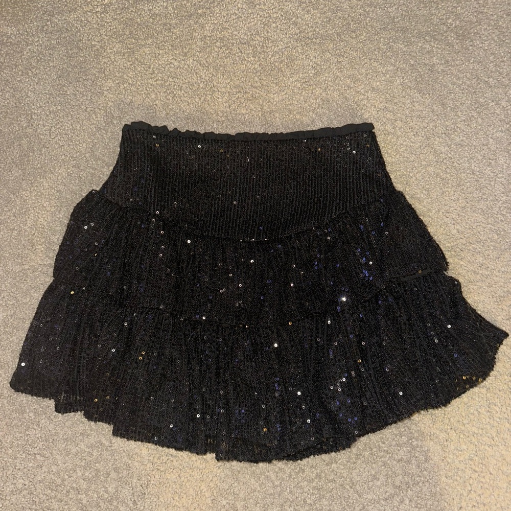 Francesca’s Sequin Mini Skirt